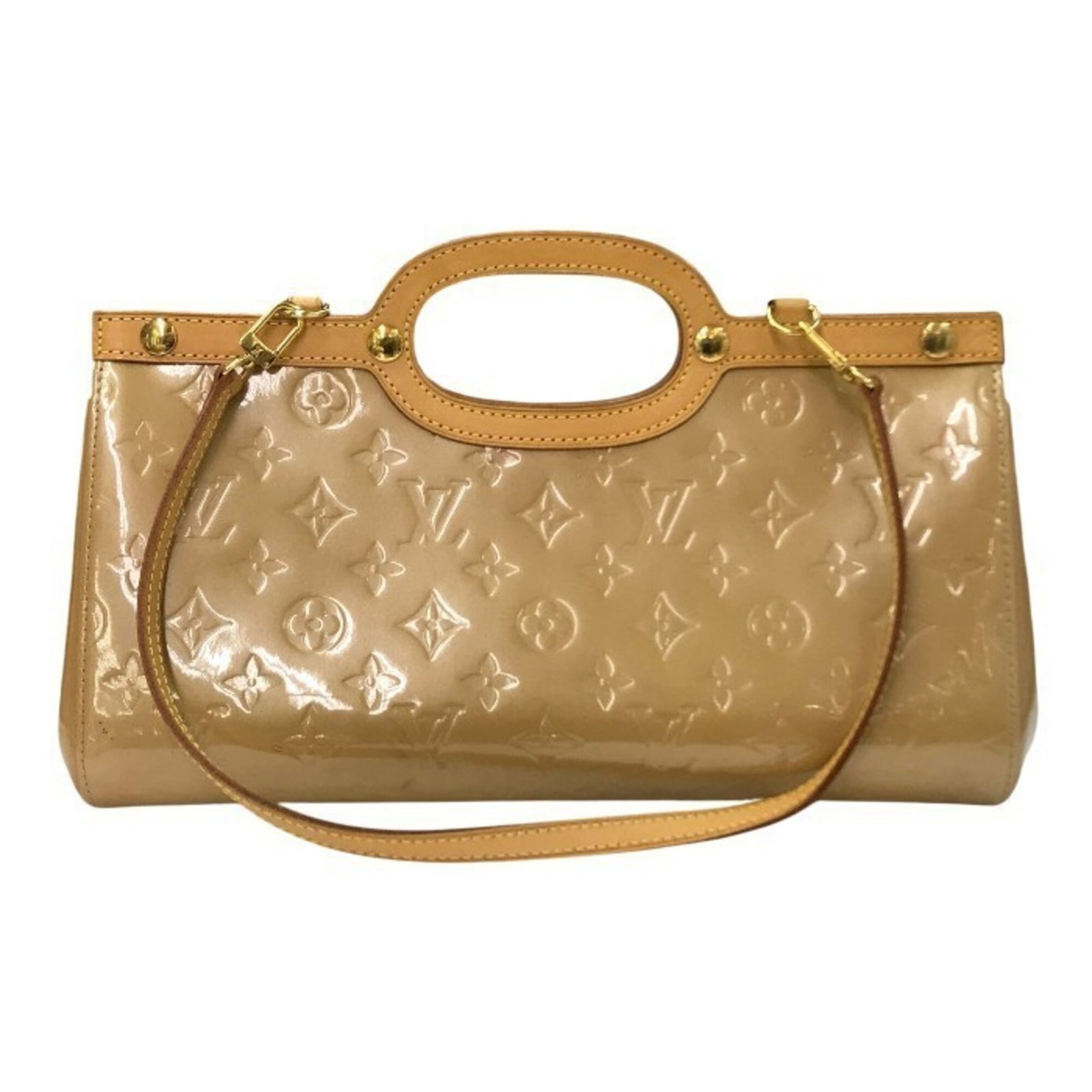 Handbag Vernis Vuitton Louis: Handbag Vernis Vuitton Louis Vernis Vuitton Louis handbag features a classic design with a beige Vernis finish, showcasing the iconic Louis Vuitton style. Made from high-quality Vernis material, this