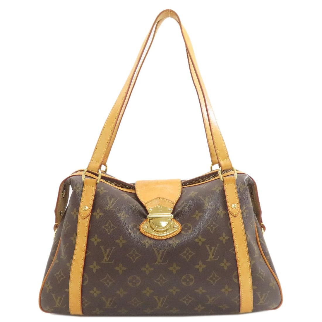 Louis Vuitton M51186 Stresa Pm Tote Bag Monogram Canvas: Louis Vuitton M51186 Stresa Pm Tote Bag Monogram Canvas Brown Monogram Canvas Tote Bag from LOUIS VUITTON. This Stresa Pm Tote Bag features the iconic Monogram canvas exterior in a rich brown color. T