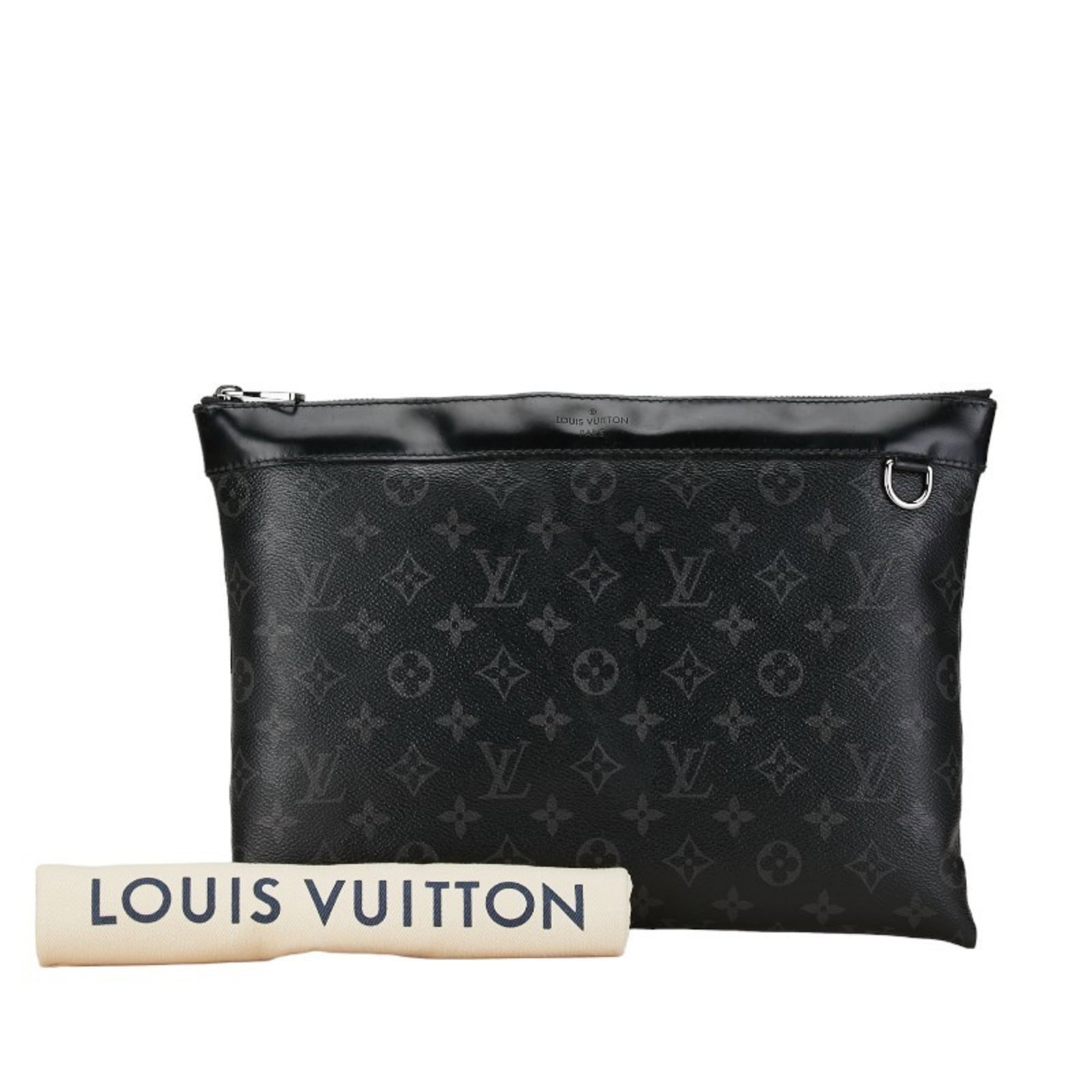 Louis Vuitton Clutch Bag Pouch Monogram Eclipse - 9