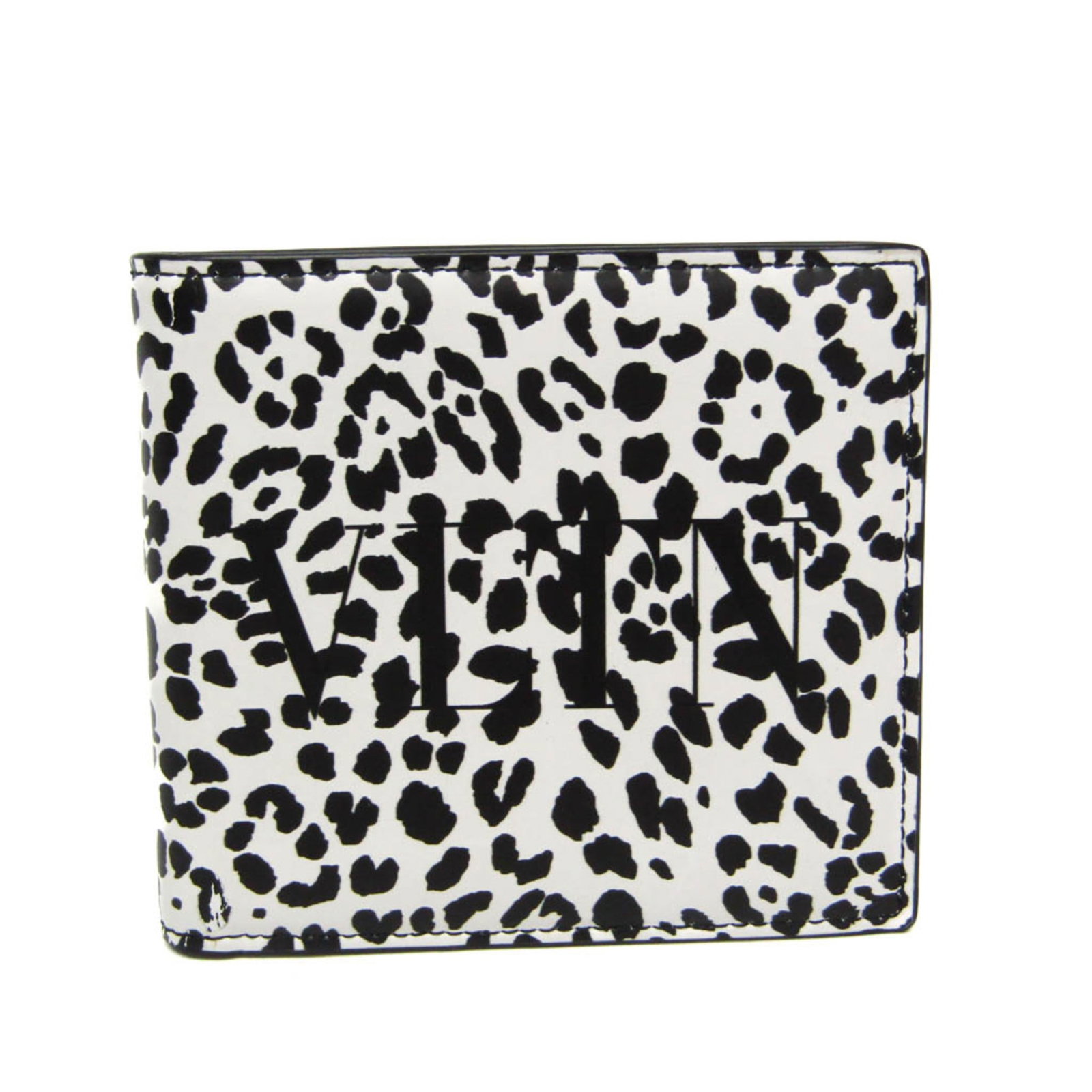 Valentino Garavani Bill Leather Wallet Bi: Valentino Garavani Bill Leather Wallet Bi Valentino Garavani Bill Leather Wallet Bi is a sleek, compact wallet made from high-quality leather, featuring a striking black and white leopard print. Its o