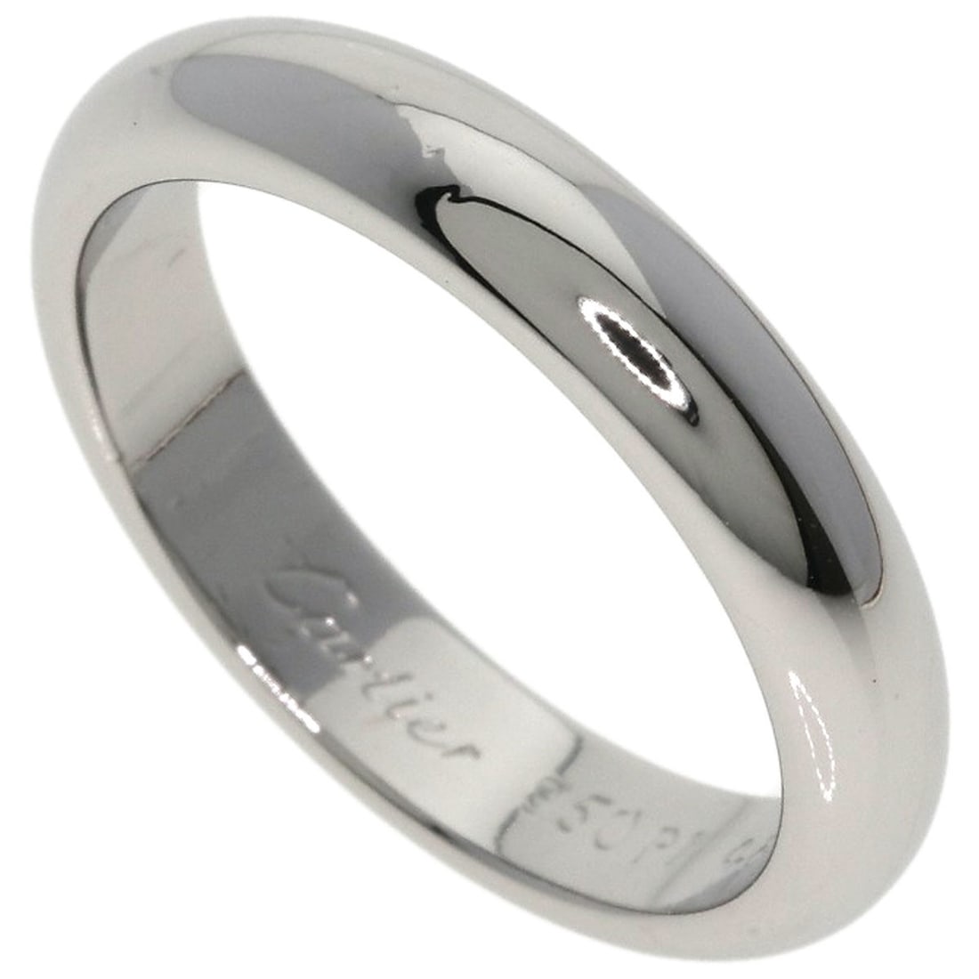 Cartier Wedding #48 Ring Platinum Pt950: Cartier Wedding #48 Ring Platinum Pt950 Platinum Pt950 Cartier Wedding #48 Ring in Silver, size 4.5(US), bears a signature. Item Specifics: Brand: CARTIER Style: Ring Material: Platinum PT950 Color: