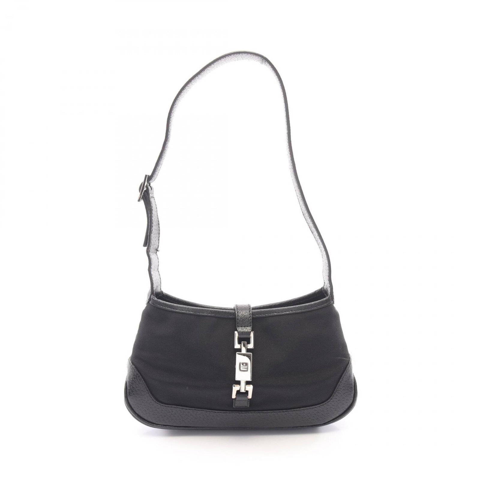 Canvas Leather Bag Shoulder Gucci: Canvas Leather Bag Shoulder Gucci Canvas Leather Bag Shoulder Gucci - A sleek and sophisticated shoulder bag made from canvas and leather, featuring a classic design with a black finish. The bag