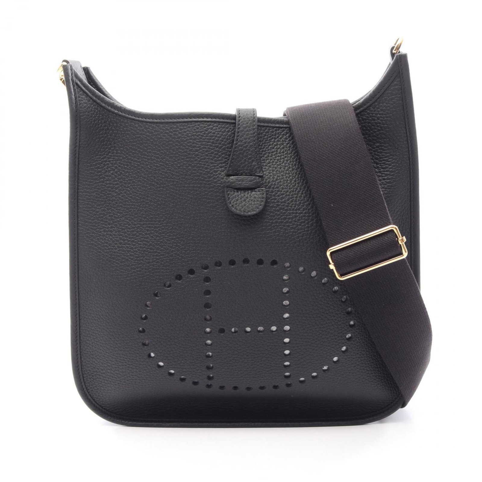 Clemence Taurillon Leather Shoulder Bag Hermes Handbag: Clemence Taurillon Leather Shoulder Bag Hermes Handbag Taurillon clemence leather is renowned for its exceptional durability and rich, dark color, which gives this black shoulder bag a sophisticated