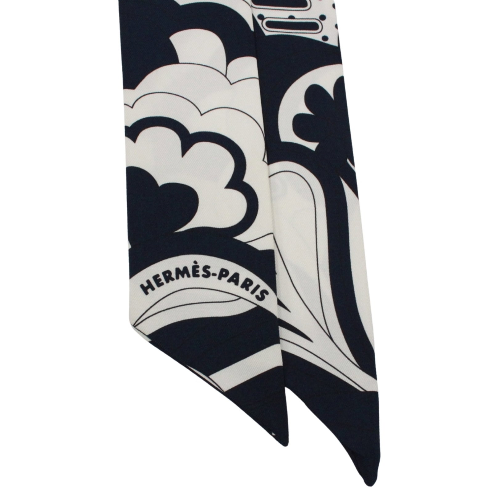 Silk Hermes Scarf - 4