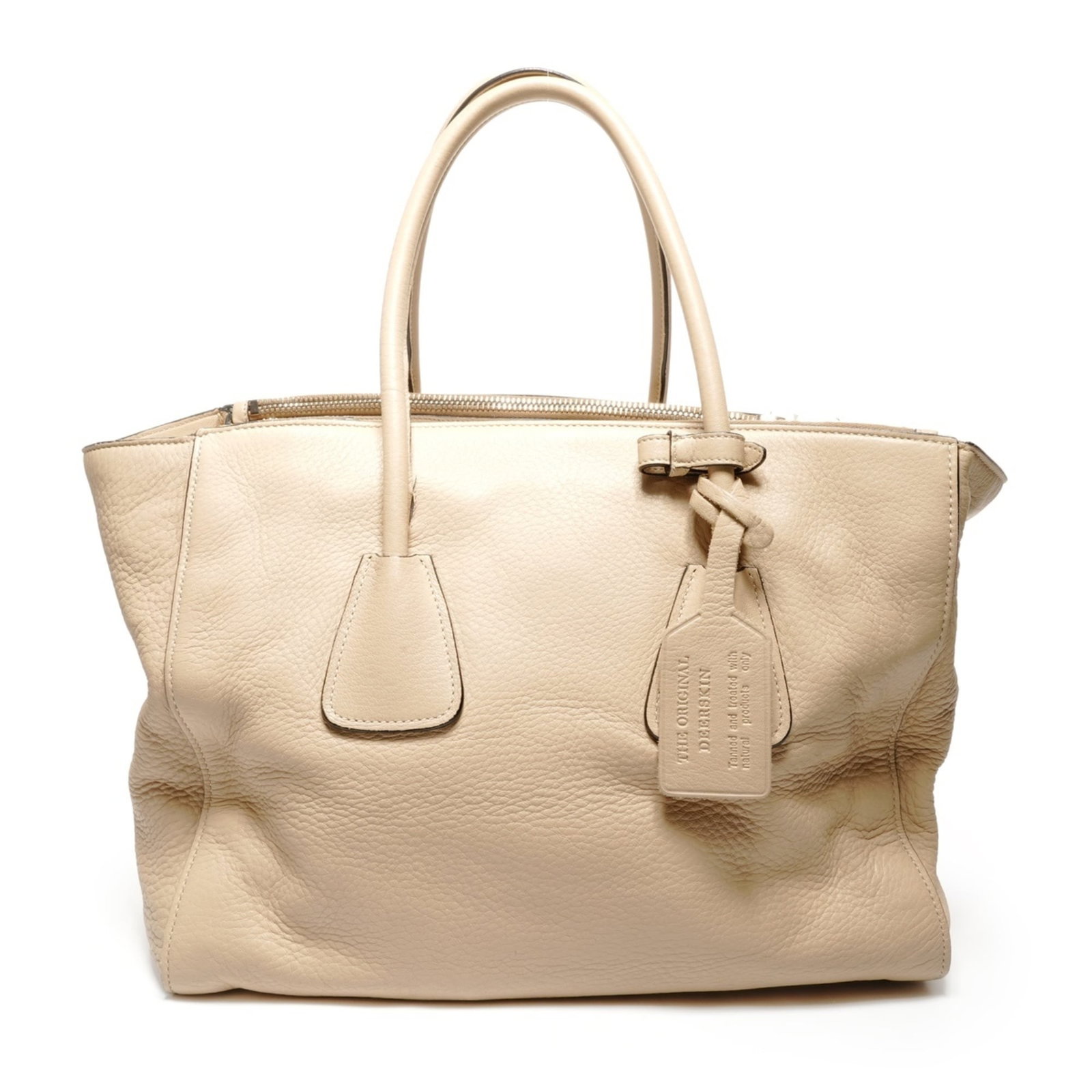 Leather Prada Tote Bag - 2