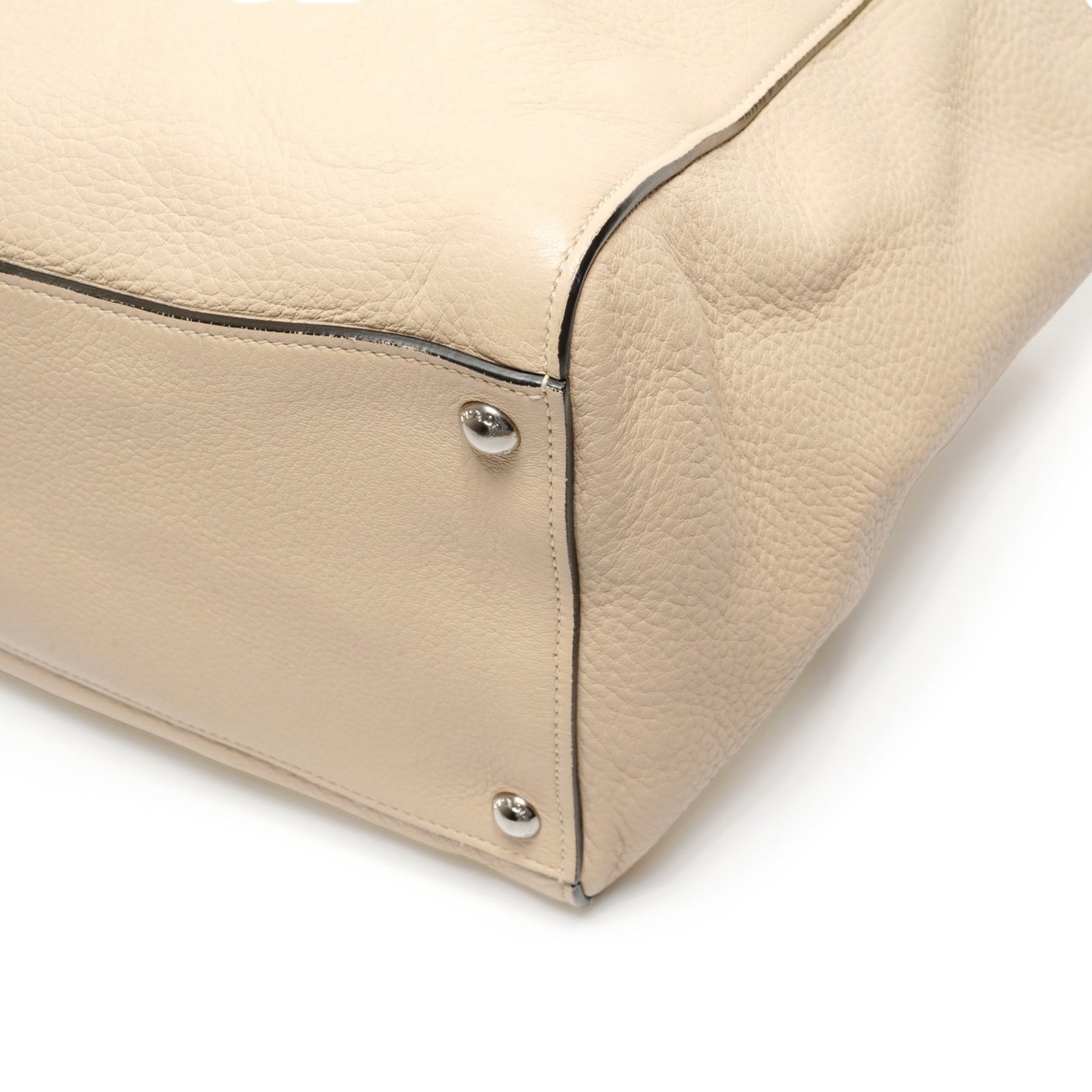 Leather Prada Tote Bag - 6