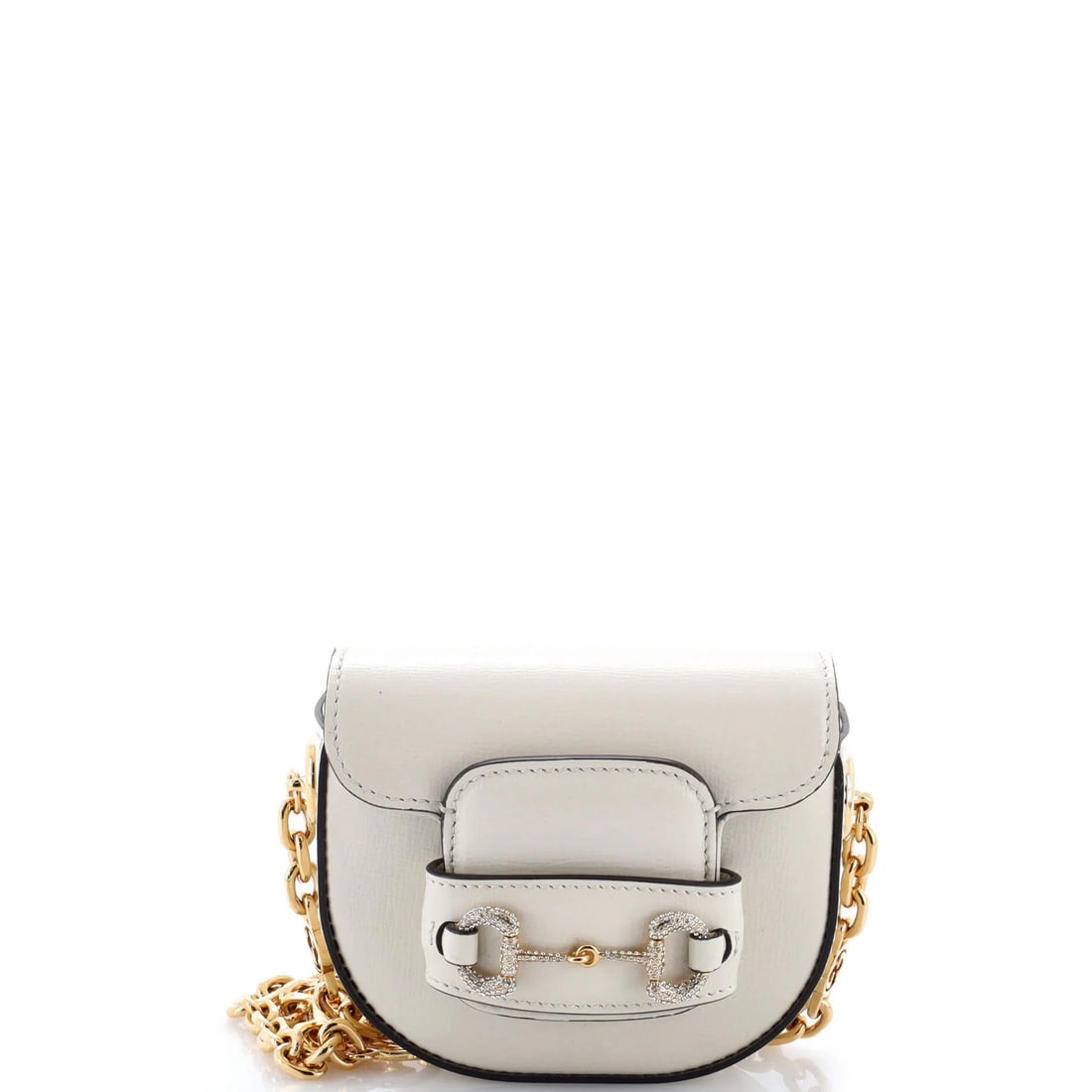 Gucci Horsebit 1955 Chain Convertible Belt Bag Leather with Crystal Detail Mini: Gucci Horsebit 1955 Chain Convertible Belt Bag Leather with Crystal Detail Mini The Gucci Horsebit 1955 Chain Convertible Belt Bag Leather with Crystal Detail Mini is a stunning mini shoulder bag