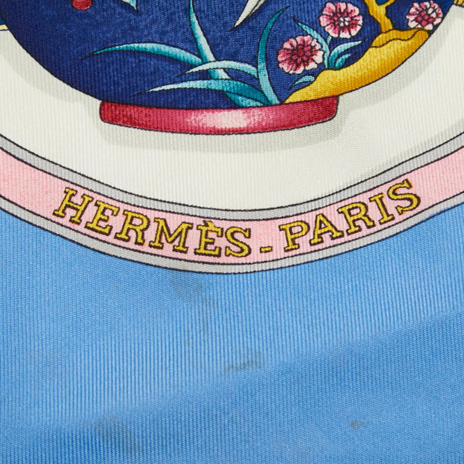 Silk Hermes Scarf - 4