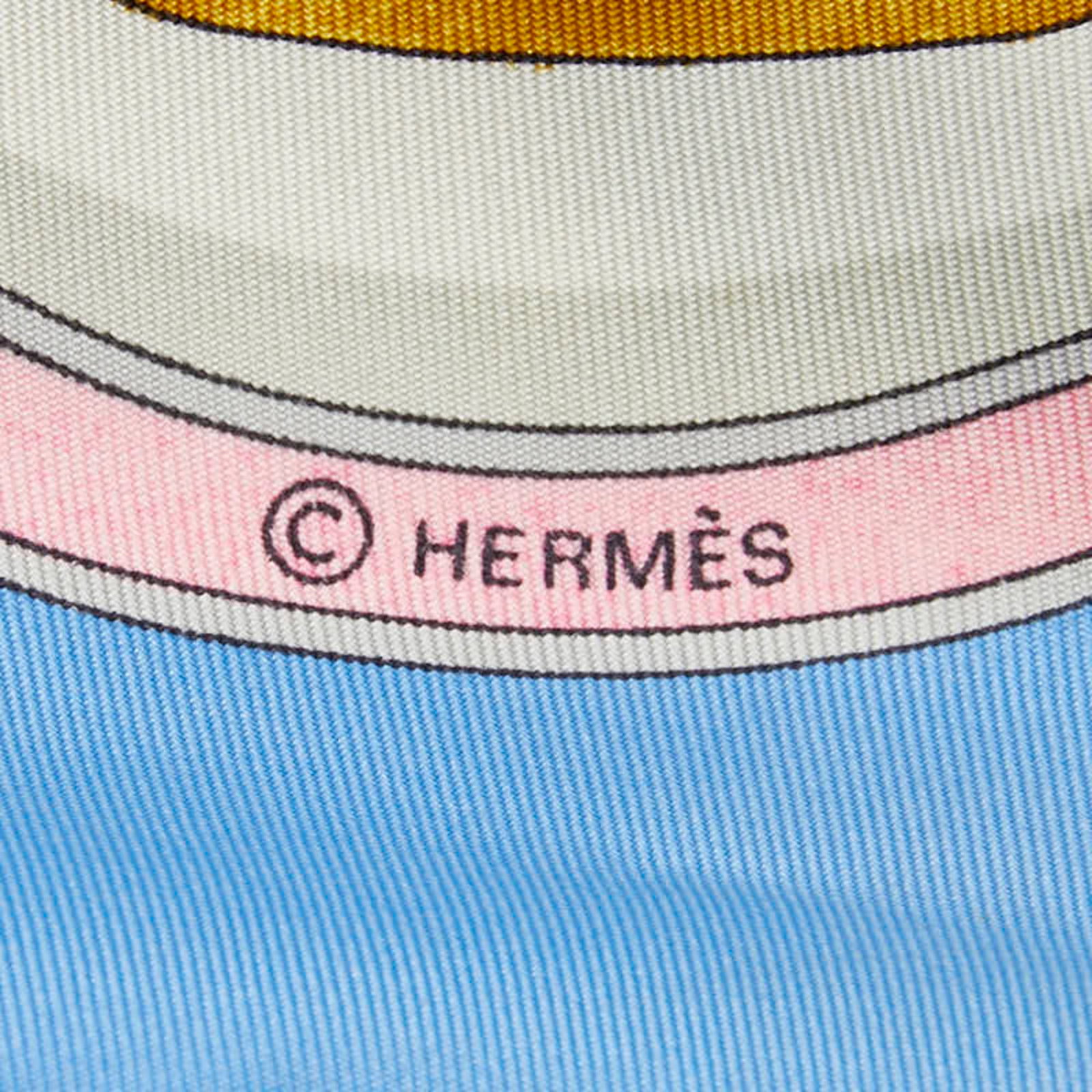 Silk Hermes Scarf - 5