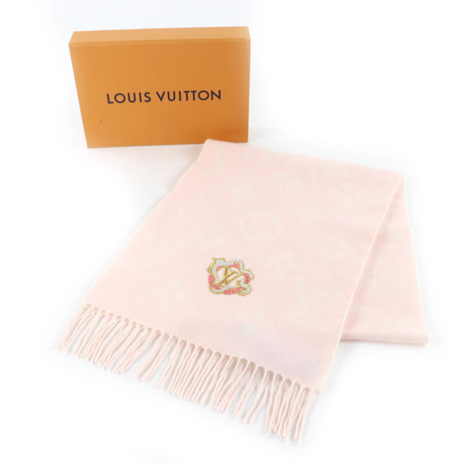 Louis Vuitton Shawl Wool Polyester Rayon - 2