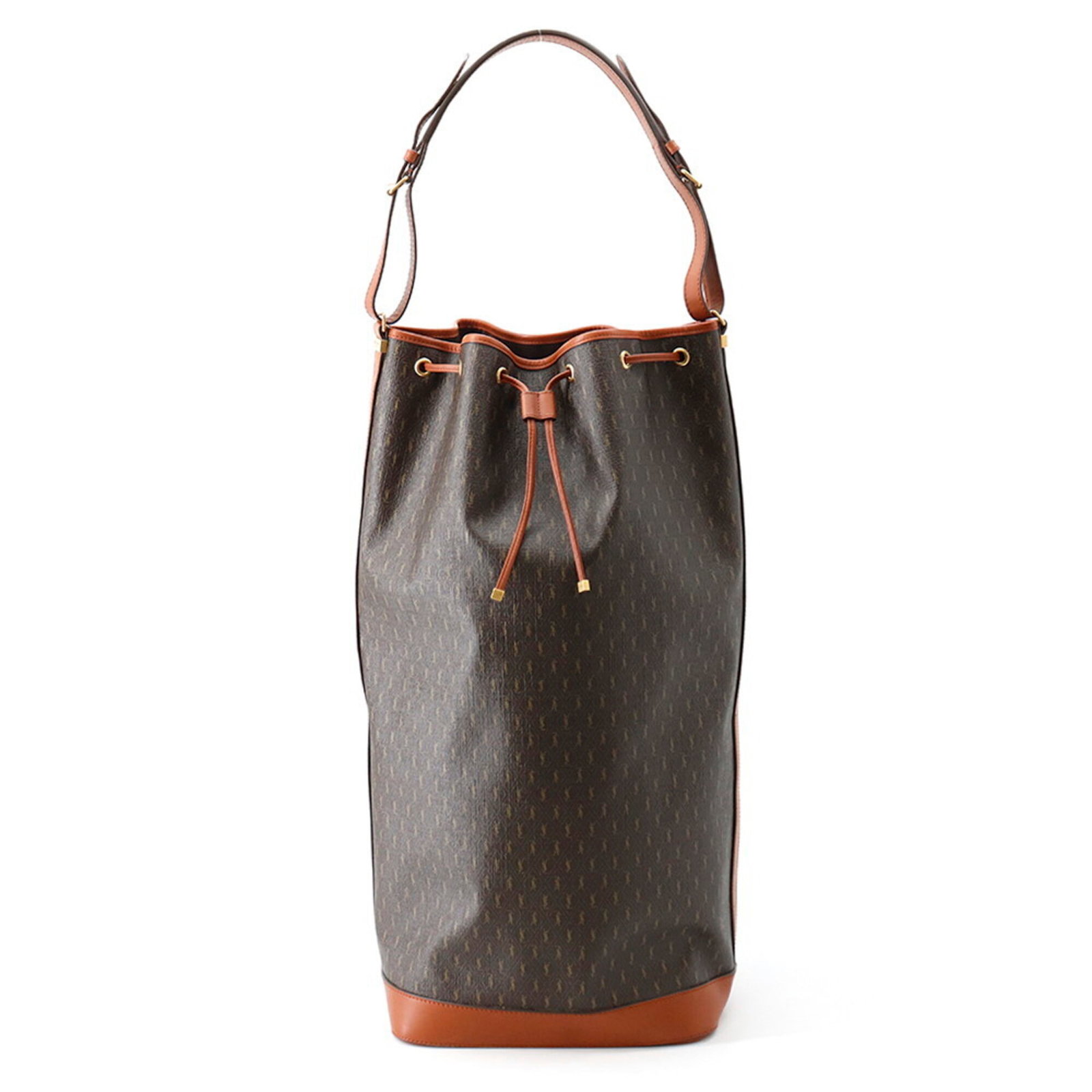 Leather Yves Saint Laurent Handbag Shoulder Bag: Leather Yves Saint Laurent Handbag Shoulder Bag Leather Yves Saint Laurent Handbag Shoulder Bag - A stylish and timeless accessory, this brown leather shoulder bag features a classic design with