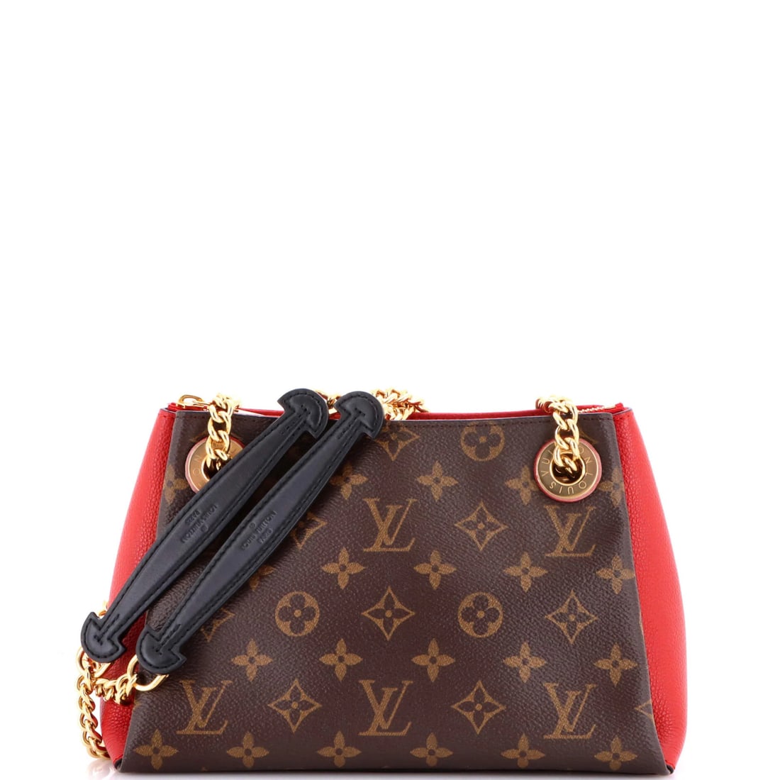 Louis Vuitton Surene Monogram Canvas Handbag Leather BB: Louis Vuitton Surene Monogram Canvas Handbag Leather BB The Louis Vuitton Surene Monogram Canvas Handbag Leather BB is a stylish and elegant shoulder bag featuring the iconic monogram canvas exterior