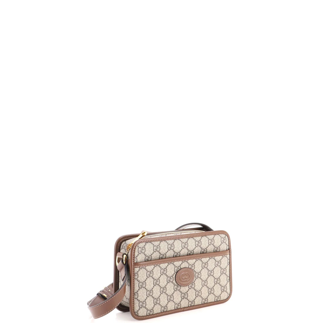 Gucci Mini GG Coated Canvas Patch Camera Bag Interlocking - 2