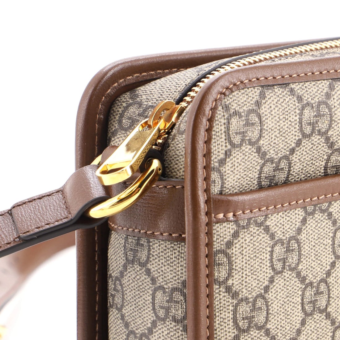 Gucci Mini GG Coated Canvas Patch Camera Bag Interlocking - 6