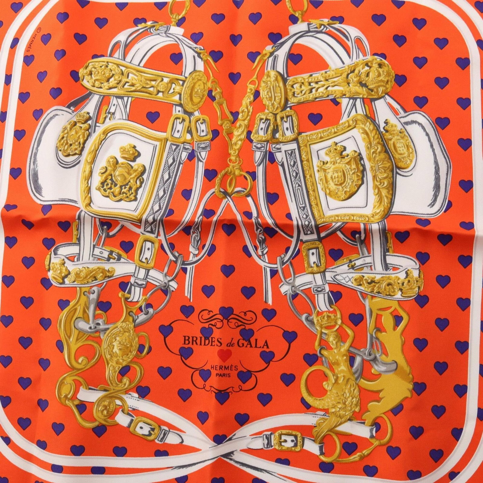 Silk Hermes Scarf - 5