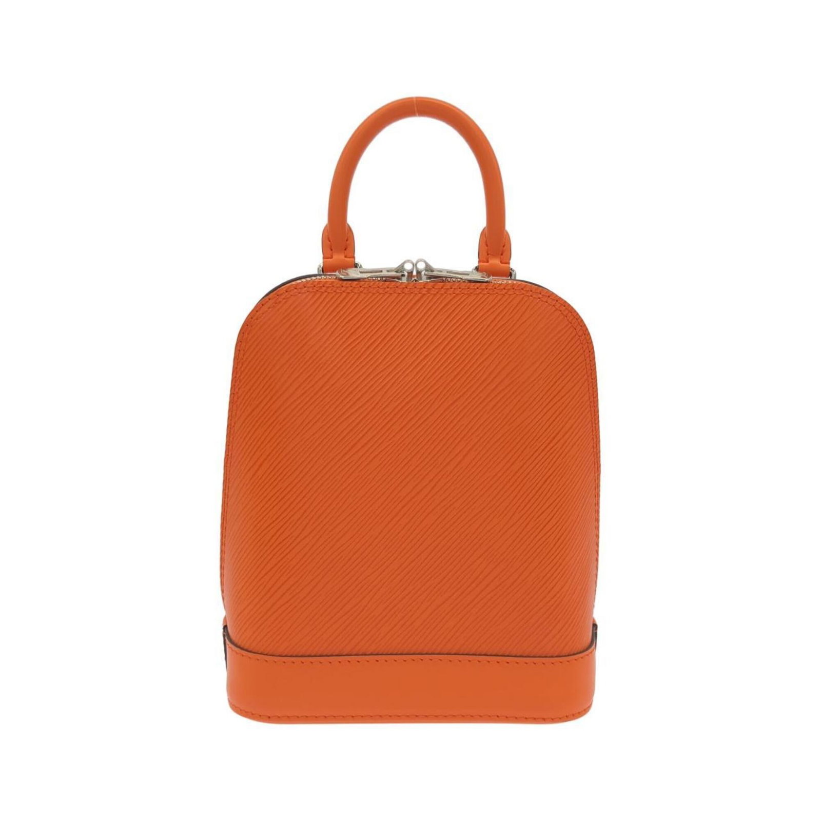 Backpack Leather Louis Vuitton: Backpack Leather Louis Vuitton The Louis Vuitton MPN M25104 Backpack is a stylish and functional piece made from high-quality calf leather. Its distinctive orange color and silver hardware add a touch