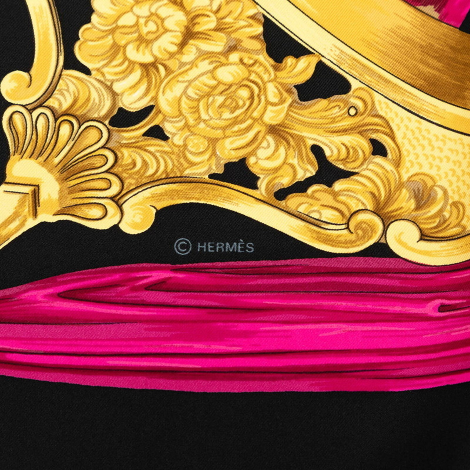 Silk Hermes Scarf - 4