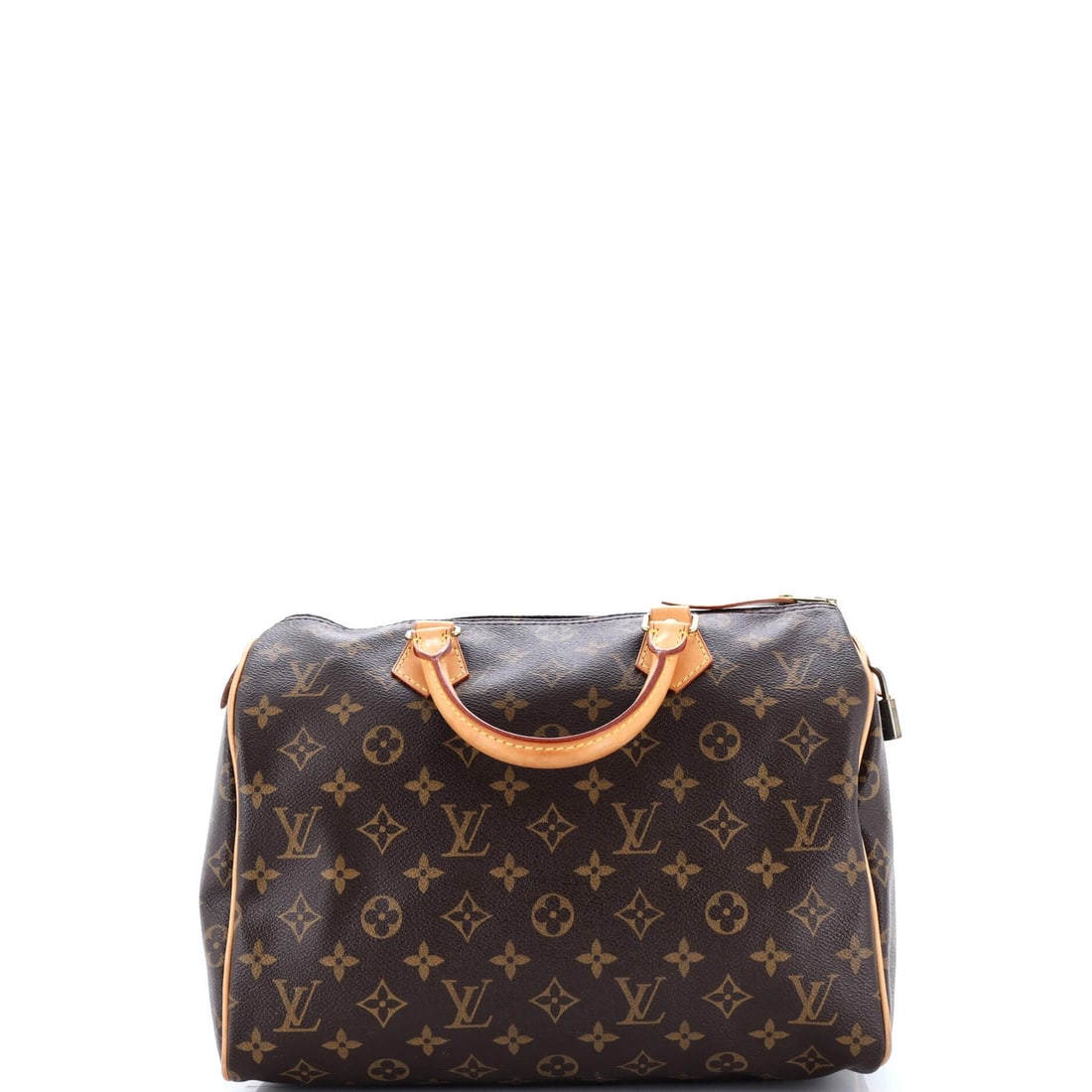Monogram Canvas Louis Vuitton Speedy Handbag: Monogram Canvas Louis Vuitton Speedy Handbag Brown Monogram Canvas Louis Vuitton Speedy Handbag for Sale. This 30cm Speedy Handbag features a classic monogram canvas exterior with brown leather