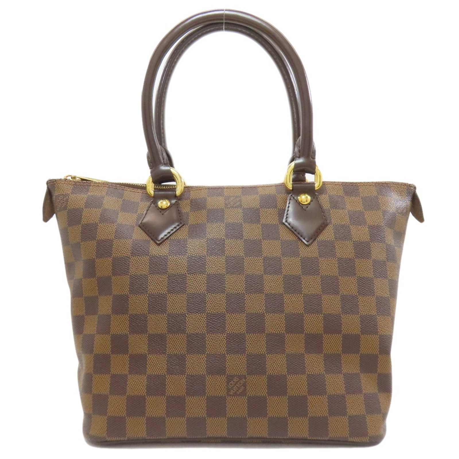 Damier Canvas Handbag Louis Vuitton: Damier Canvas Handbag Louis Vuitton Damier Canvas Handbag Louis Vuitton features a classic design with a Damier Canvas material, Ebene color, and a signature. The bag measures 23cm x 36cm x 14cm, maki
