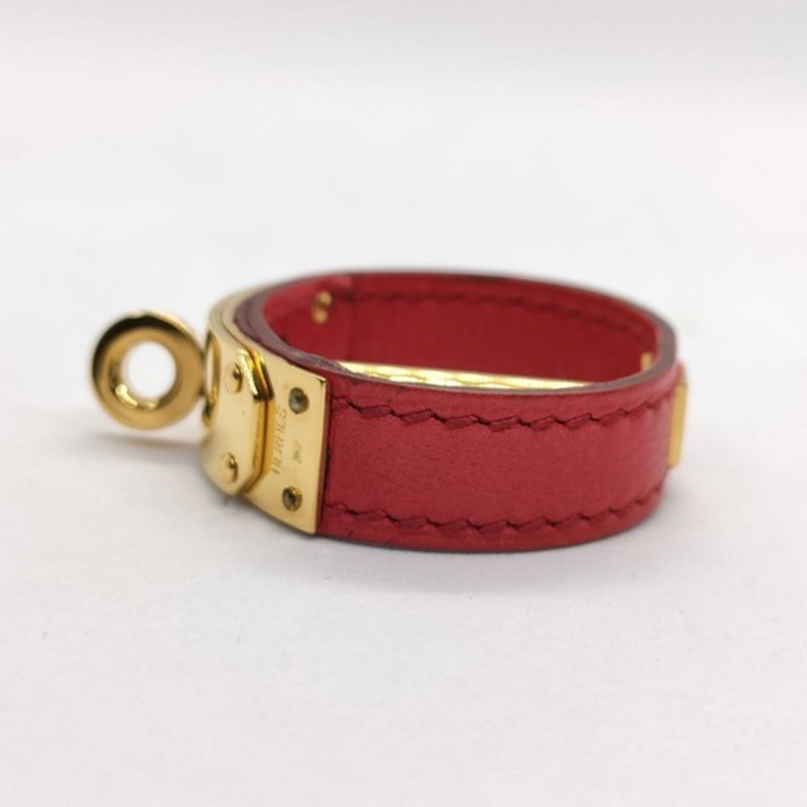 Hermes Leather Scarf Ring - 2