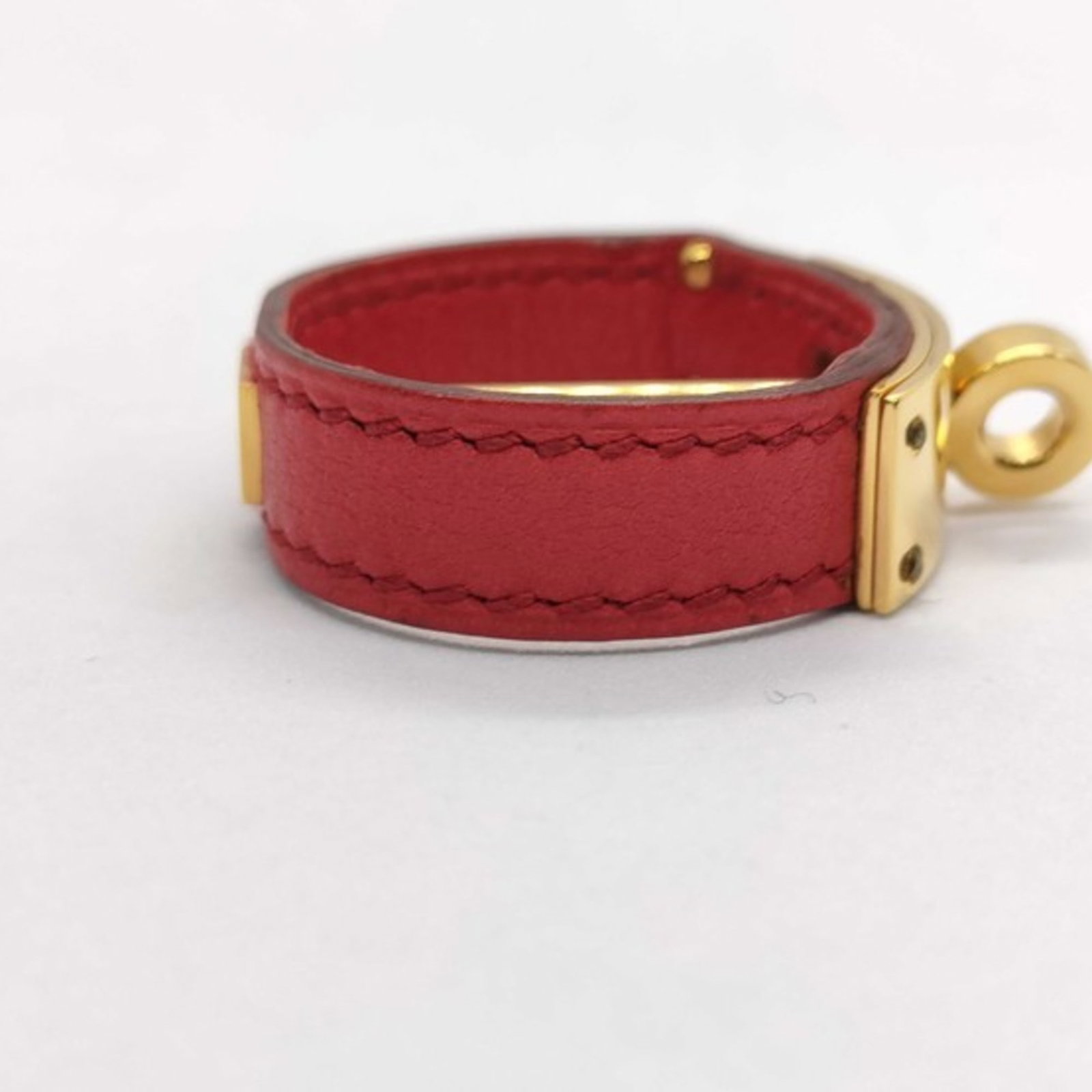 Hermes Leather Scarf Ring - 4