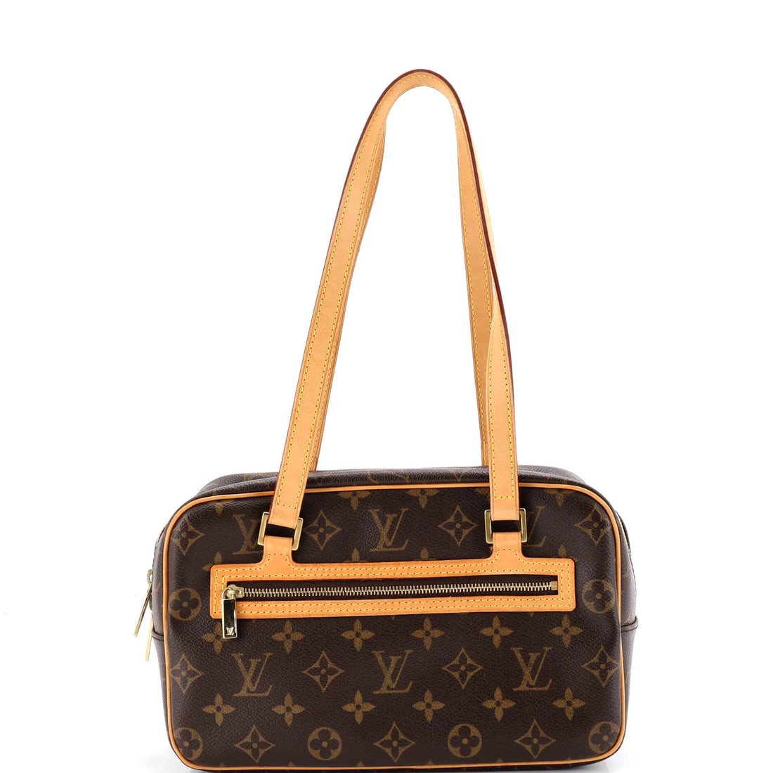 Canvas Monogram Louis Vuitton Handbag Cite: Canvas Monogram Louis Vuitton Handbag Cite Canvas Monogram Louis Vuitton Handbag Cite - A Timeless Brown Classic. This Louis Vuitton Cite handbag boasts a rich brown canvas exterior with a signature