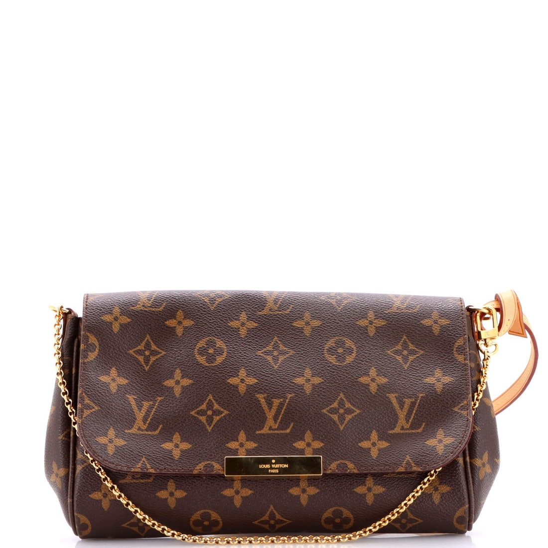 Favorite Handbag Canvas Monogram Louis Vuitton: Favorite Handbag Canvas Monogram Louis Vuitton Pristine Louis Vuitton Favorite Handbag Monogram Canvas PM in Brown, featuring a classic design with a canvas coated exterior, gold hardware, and a