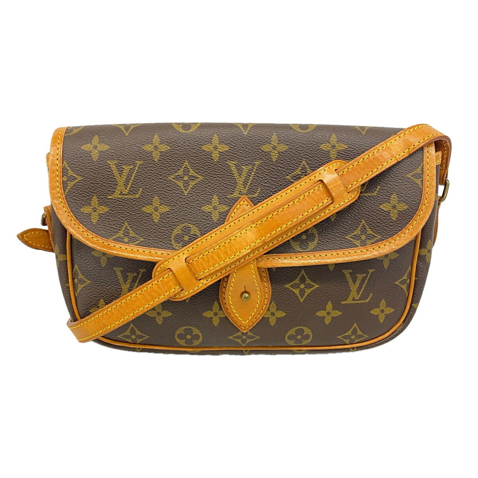 Shoulder Bag by Louis Vuitton: Shoulder Bag by Louis Vuitton Brown Louis Vuitton shoulder bag with classic design and signature monogram pattern, measuring 18cm x 25cm x 7cm. This stylish bag features a timeless combination of