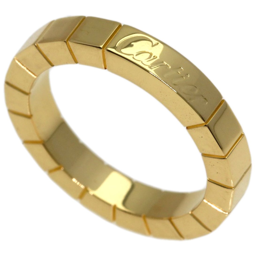 Raniere 46 Cartier Gold Yellow K18 Ring: Raniere 46 Cartier Gold Yellow K18 Ring Cartier's K18 Yellow Gold 46 Ring is a masterful example of fine jewelry craftsmanship. The 3.75 US ring size features a gold metal exterior with a purity of