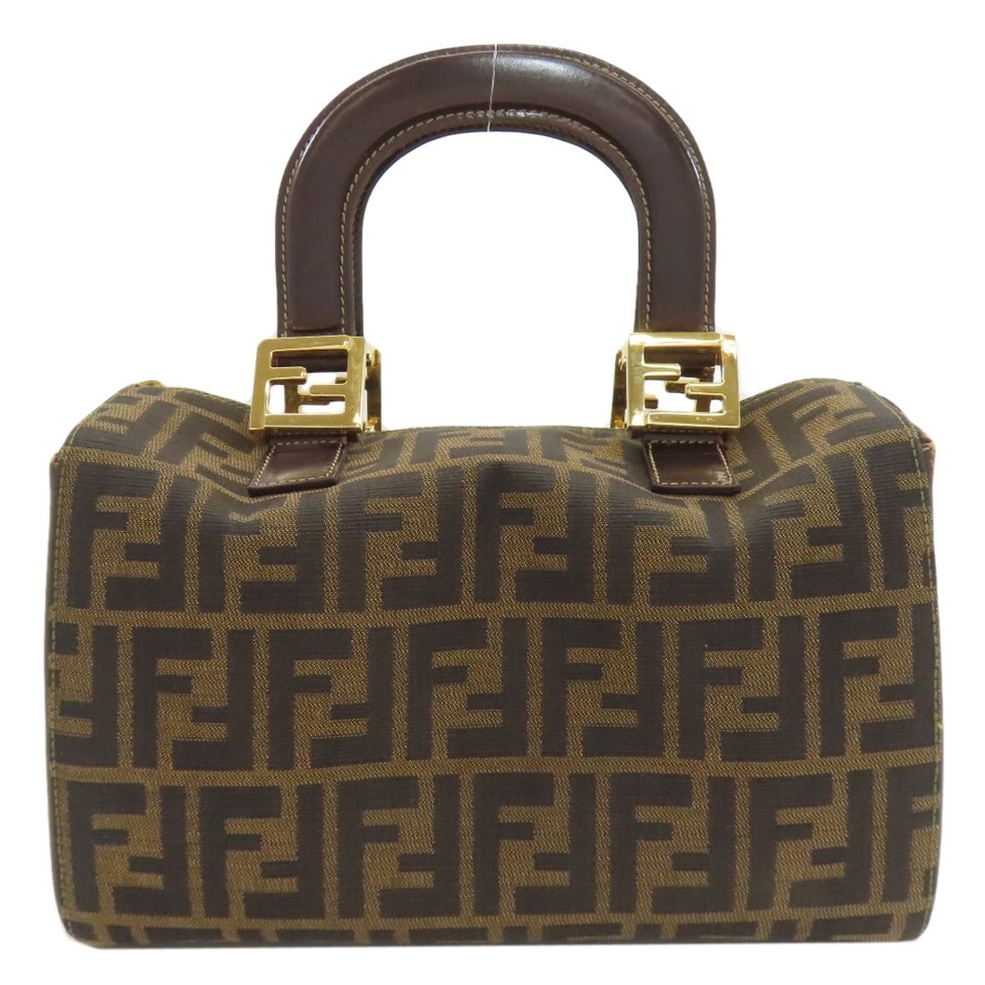 Canvas Fendi Handbag Zucca Pattern Boston Mini Bag: Canvas Fendi Handbag Zucca Pattern Boston Mini Bag Canvas Fendi Handbag Zucca Pattern Boston Mini Bag - A stylish and compact canvas handbag featuring the iconic Zucca pattern, perfect for a chic and 
