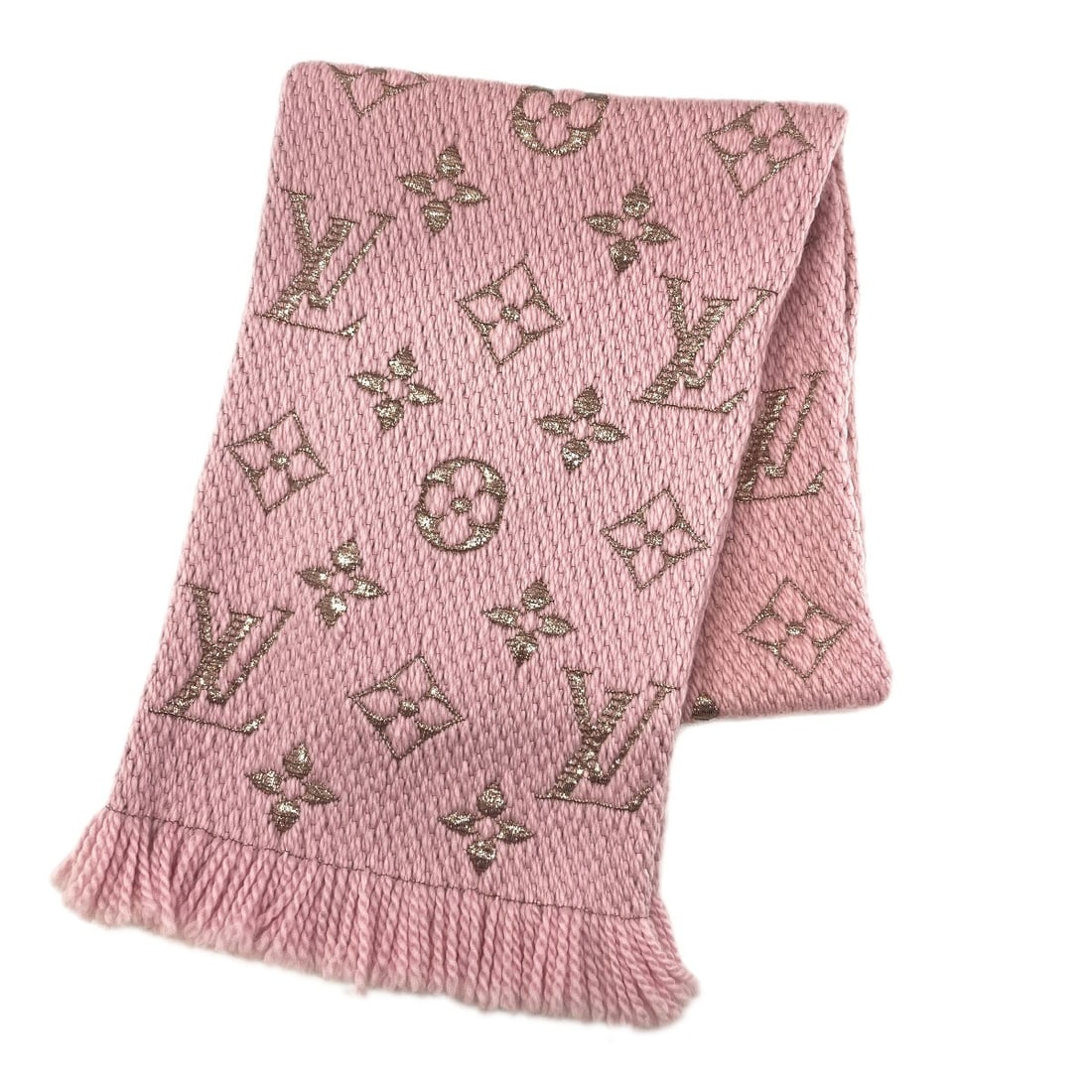Mania scarf Logo Escalp silk Wool Polyester X Louis Vuitton M70466 (1 of 5)