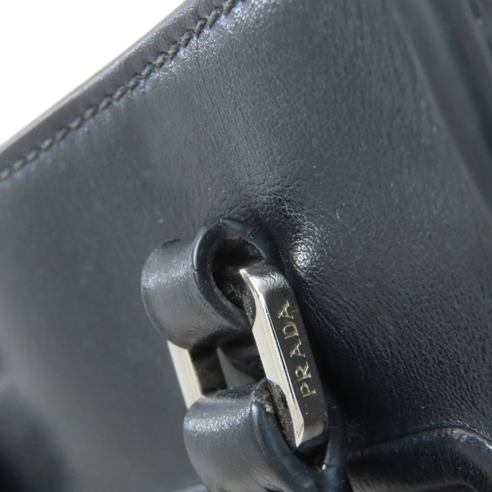 Handbag Leather Prada - 19