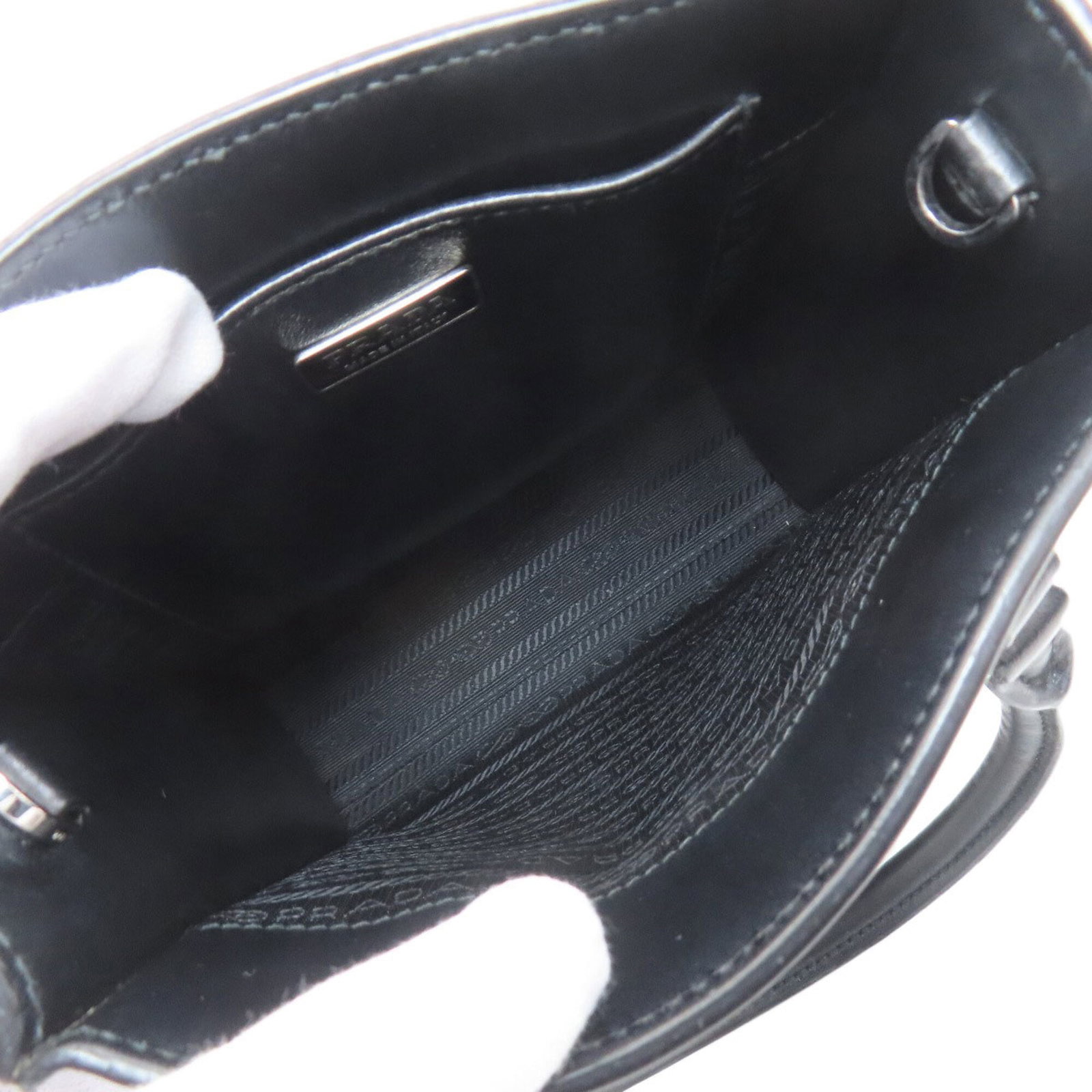 Handbag Leather Prada - 5