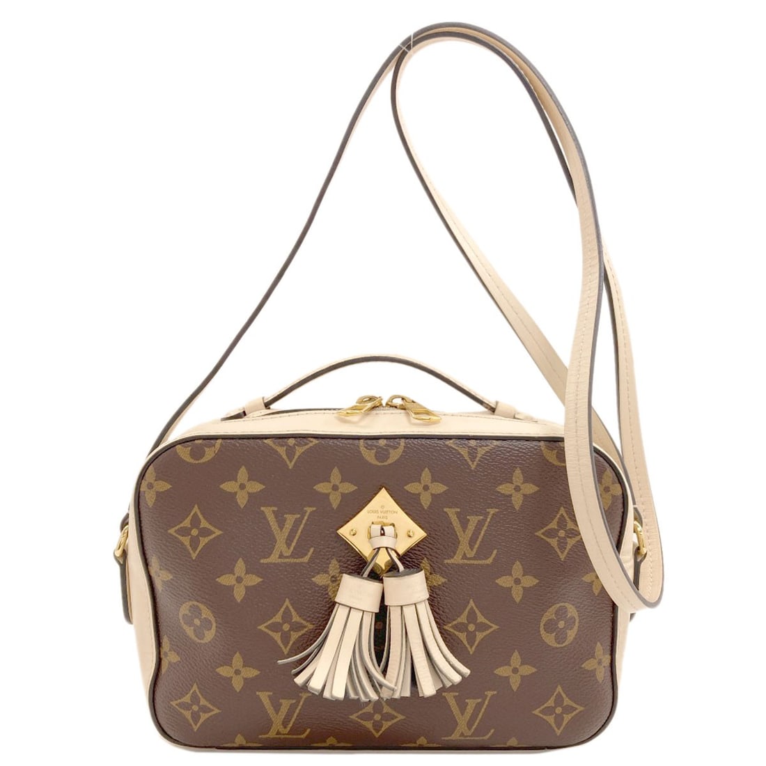 Saintonge Shoulder Bag Monogram Canvas Louis Vuitton M43559: Saintonge Shoulder Bag Monogram Canvas Louis Vuitton M43559 Item Specifics: Brand: LOUIS VUITTON Style: Shoulder Bag Color: Brown Type: Shoulder Bag Exterior Color: Brown Exterior Material: Monogram