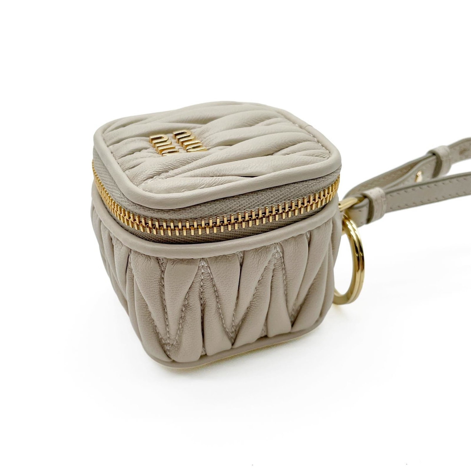 Miu leather keyring - 2
