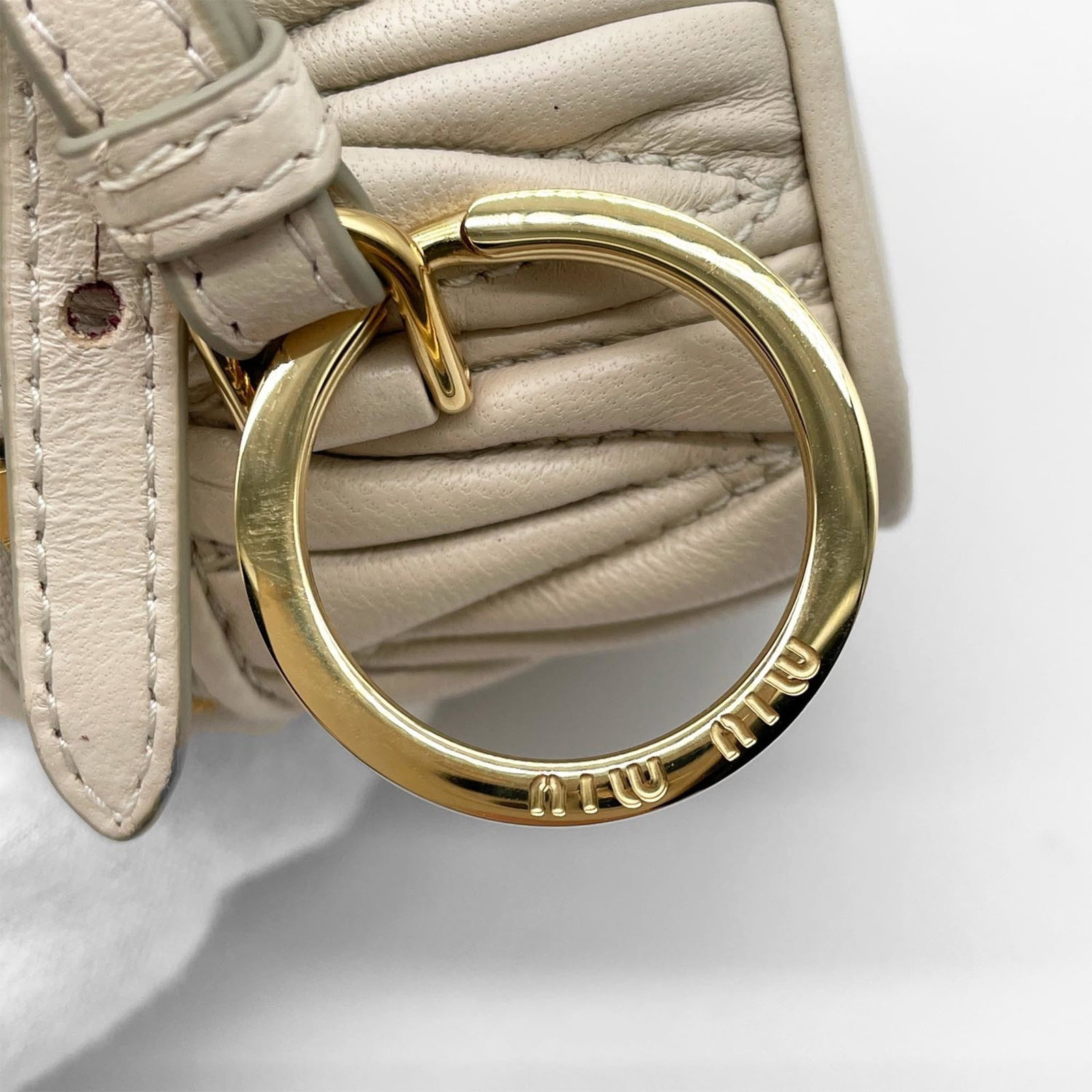 Miu leather keyring - 9