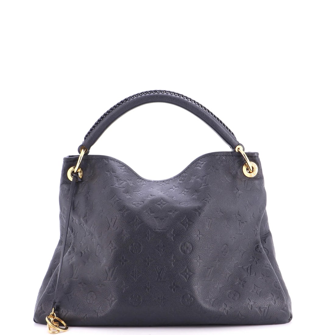 Louis Vuitton Artsy Handbag Monogram Empreinte Leather: Louis Vuitton Artsy Handbag Monogram Empreinte Leather Black Louis Vuitton Artsy Handbag Monogram Empreinte Leather features a classic hobos style with a signature monogram Empreinte pattern. The bag