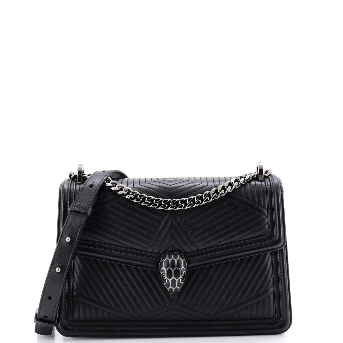 Serpenti Forever Small Quilted Leather Bag Bvlgari Shoulder: Serpenti Forever Small Quilted Leather Bag Bvlgari Shoulder The Serpenti Forever Small Quilted Leather Bag Bvlgari Shoulder is a stylish and versatile cross body bag made from high-quality quilted lea