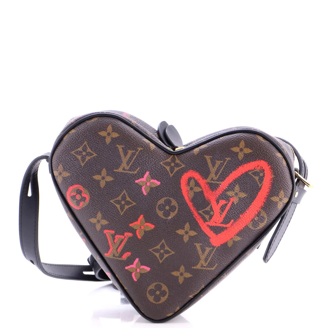 Coeur Handbag Limited Edition Monogram Canvas Louis Vuitton: Coeur Handbag Limited Edition Monogram Canvas Louis Vuitton The Coeur Handbag Limited Edition Monogram Canvas Louis Vuitton is a stylish cross body bag featuring a classic brown canvas exterior with