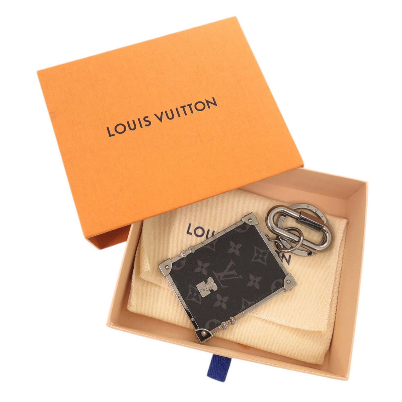 Metal Monogram Keyring Louis Vuitton Eclipse - 2