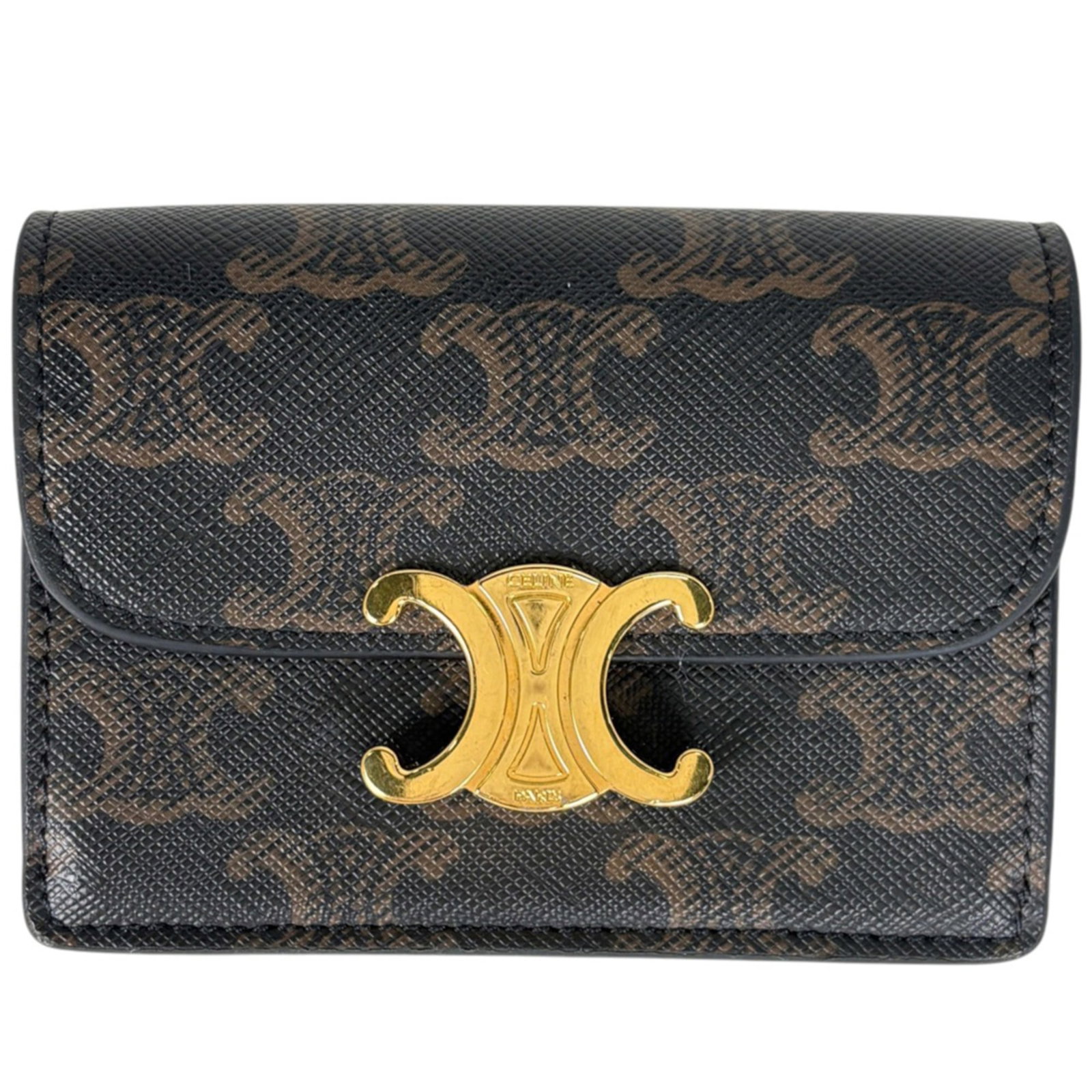 Canvas Leather Business Card Coated Celine: Canvas Leather Business Card Coated Celine Canvas Leather Business Card Coated Celine - A stylish and functional business card case made from coated canvas and leather, featuring a sleek black or brow