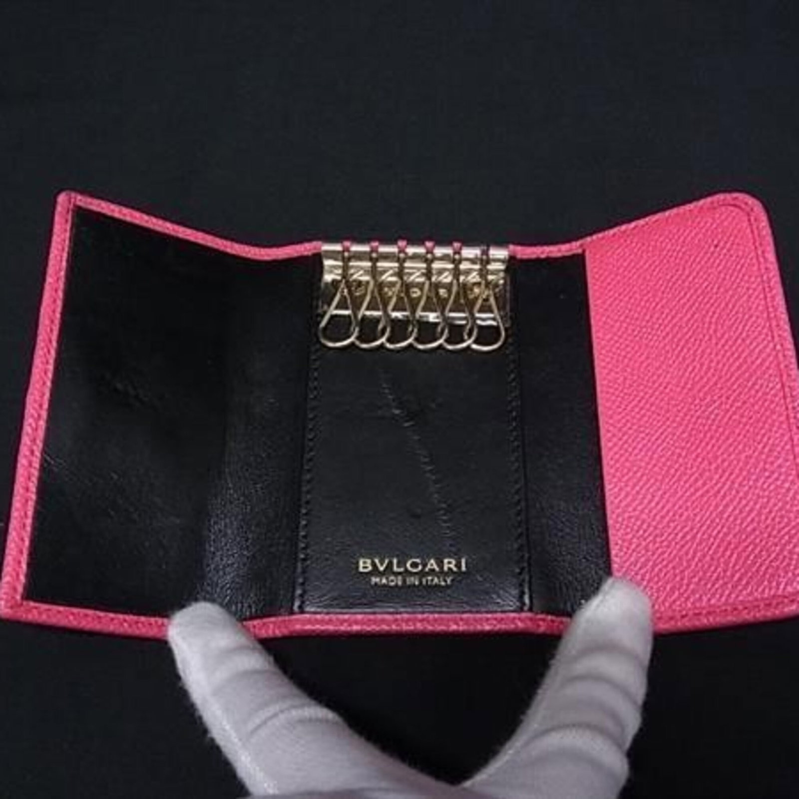 Bvlgari leather keycase - 3