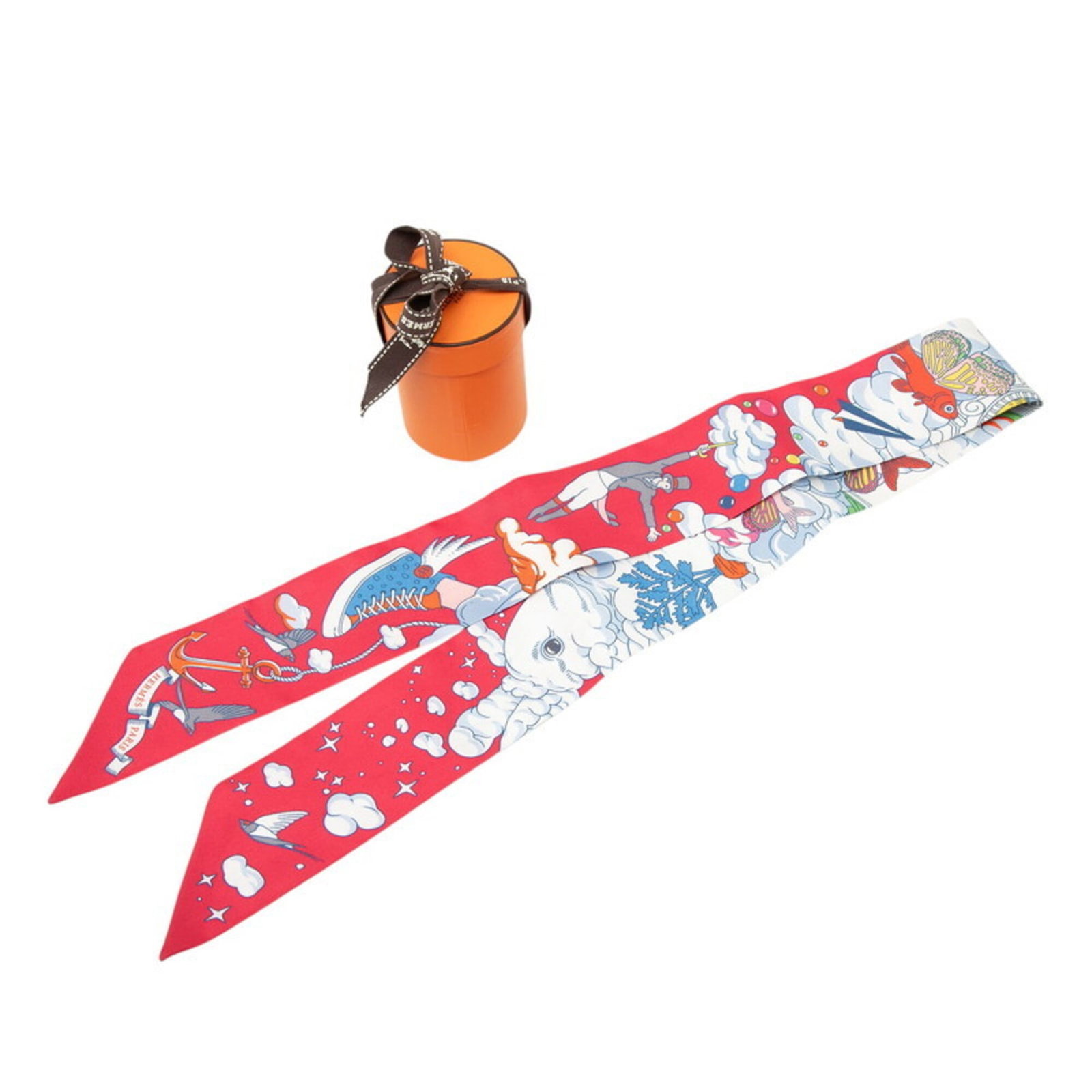 Silk Hermes Scarf - 6