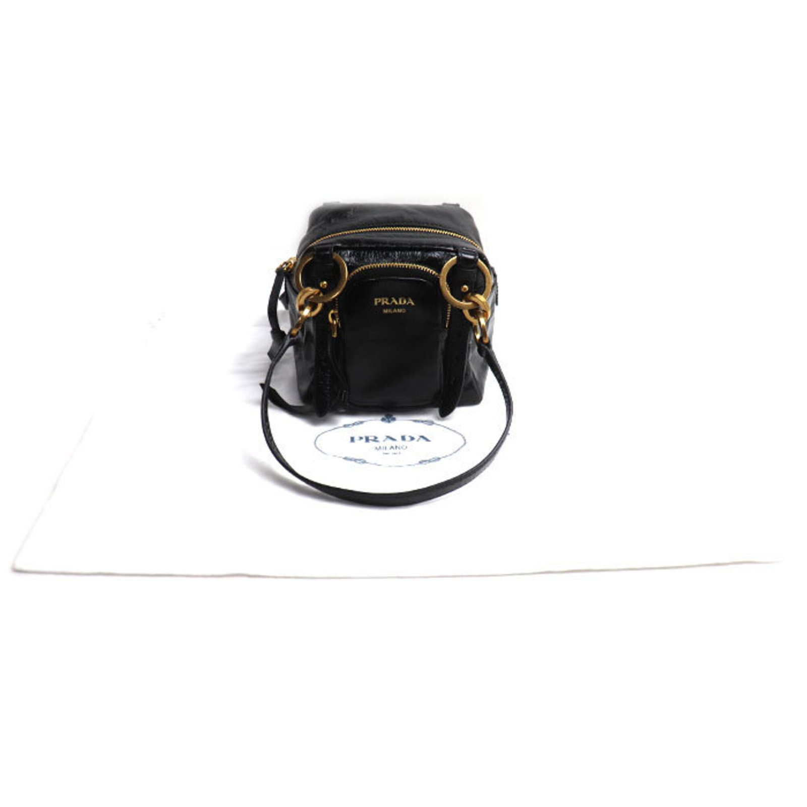 Handbag Leather Prada - 6