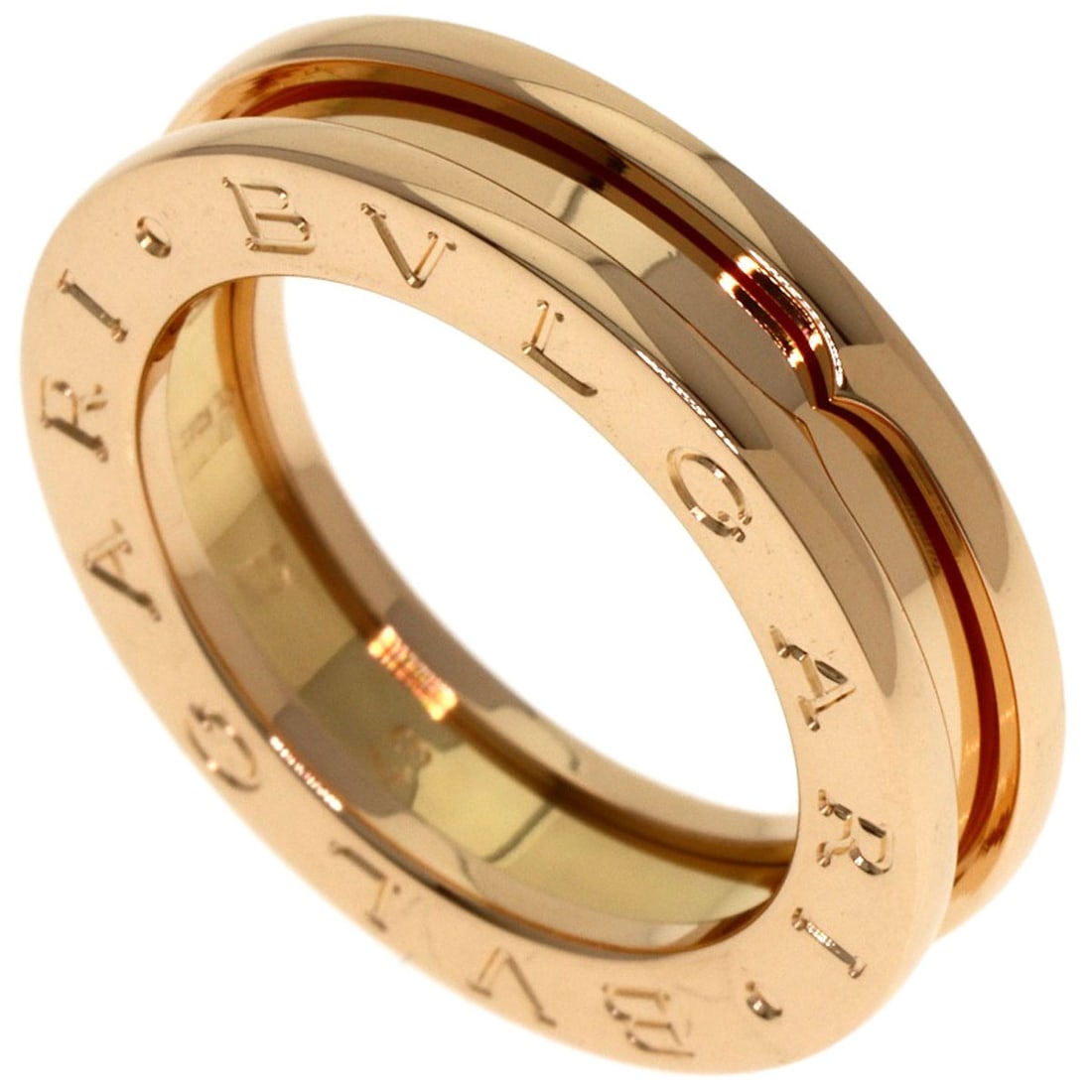 Bvlgari B.Zero1 1 Band #48 Ring K18 Pink Gold: Bvlgari B.Zero1 1 Band #48 Ring K18 Pink Gold K18 Pink Gold Bvlgari B.Zero1 1 Band #48 Ring is a unique piece featuring a 4.5(US) ring size, K18 pink gold material, and gold metal exterior. This ring