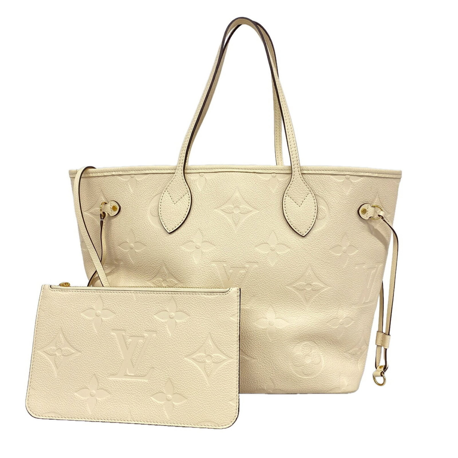 Tote Bag Louis Vuitton: Tote Bag Louis Vuitton Cream-colored Louis Vuitton tote bag with a size of 28cm x 45cm x 17cm, perfect for everyday use. This stylish bag features a classic design and a durable construction. The