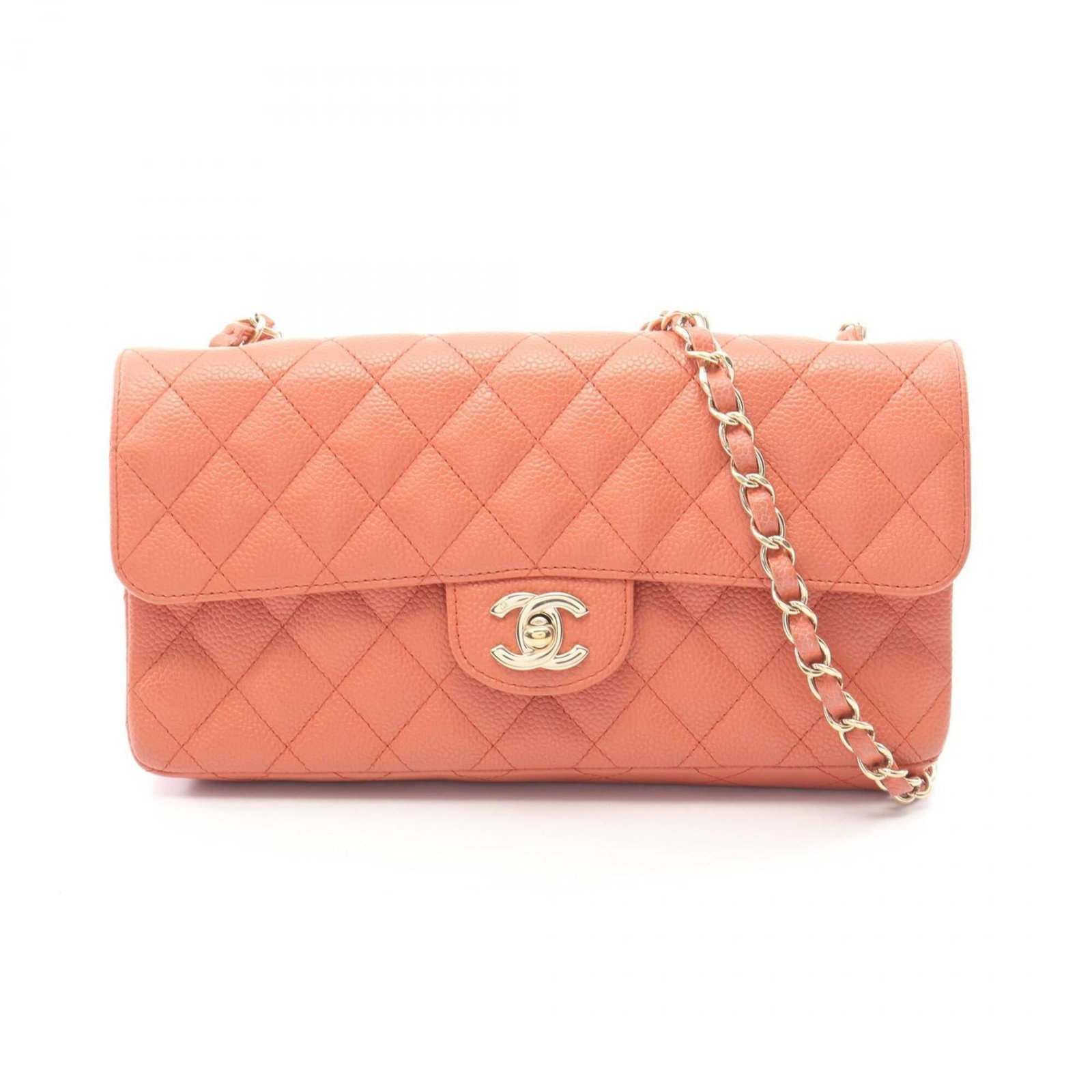Calfskin Grained Shoulder Bag Handbag: Calfskin Grained Shoulder Bag Handbag Grained Calfskin Shoulder Bag Handbag. Made from high-quality Grained Calfskin, this shoulder bag boasts a classic design with a vibrant orange color. Measuring 1