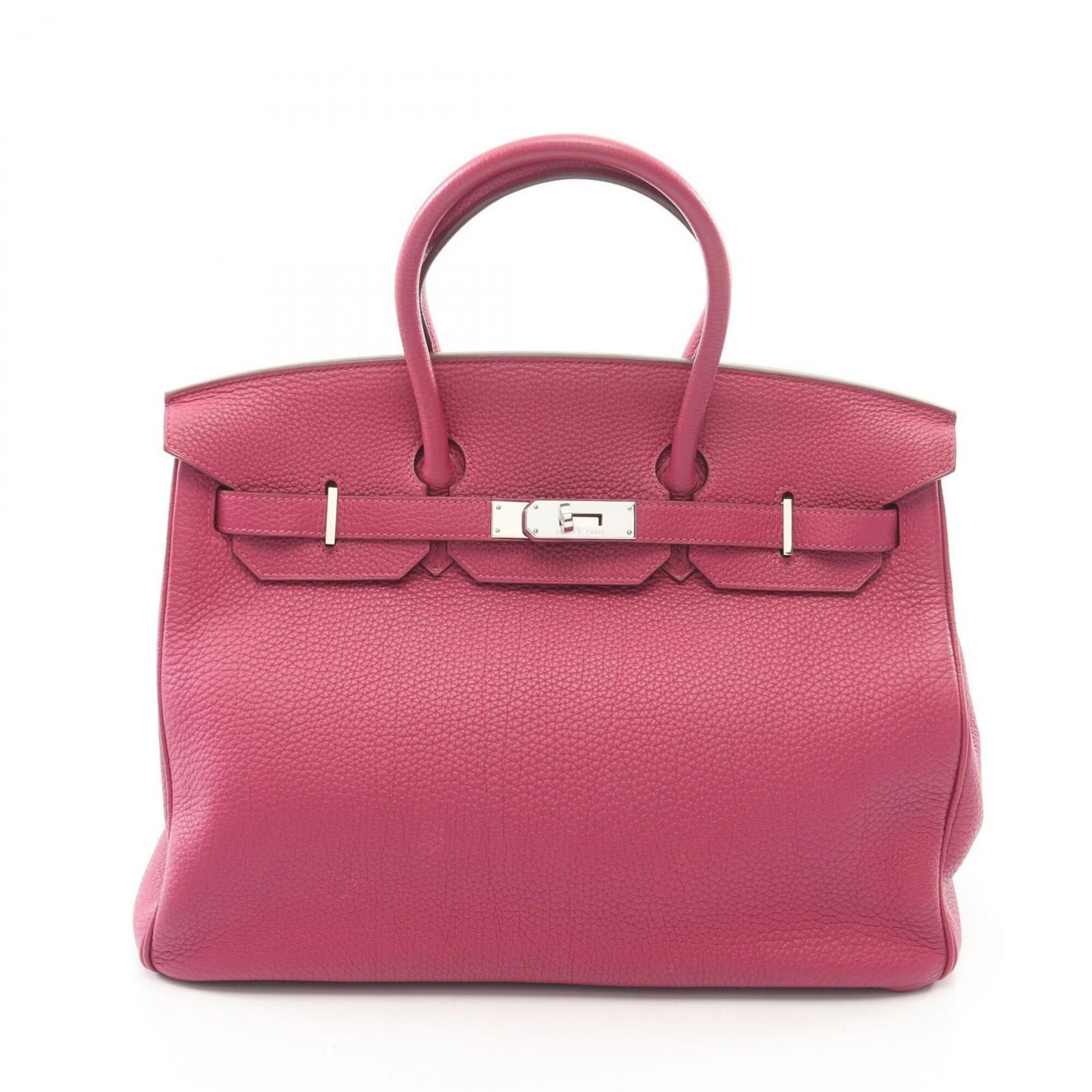 Hermes Handbag Togo Leather: Hermes Handbag Togo Leather Pink Togo leather handbag from Hermes, measuring 28cm x 35cm x 18cm. Made from high-quality Togo leather, this handbag boasts a classic design and timeless style. Its signa