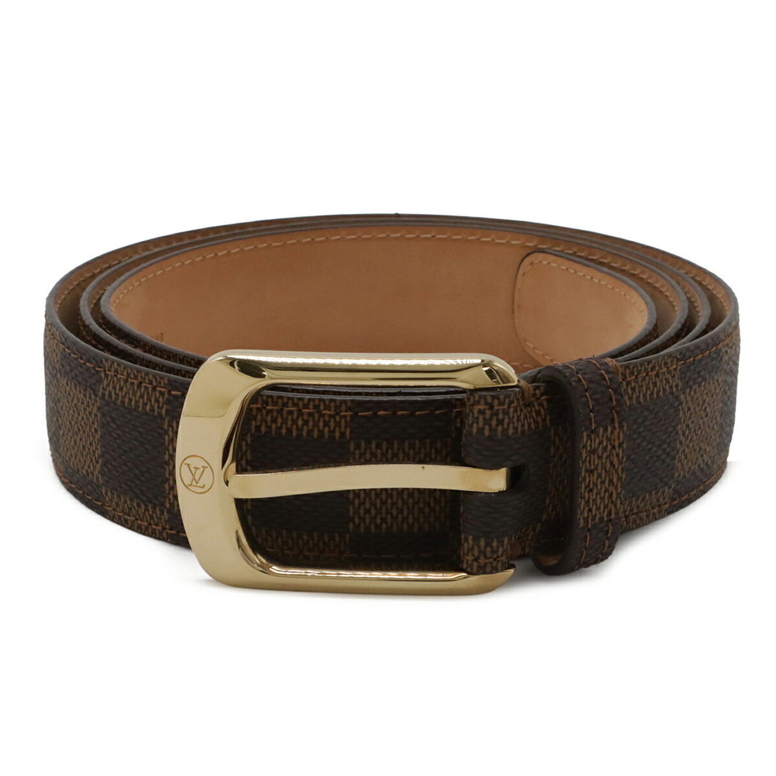 Standard belt by Louis Vuitton: Standard belt by Louis Vuitton Standard belt by Louis Vuitton, featuring a classic Damier design and made from durable PVC material, with 5 adjustable belt holes and a timeless brown color. Available 