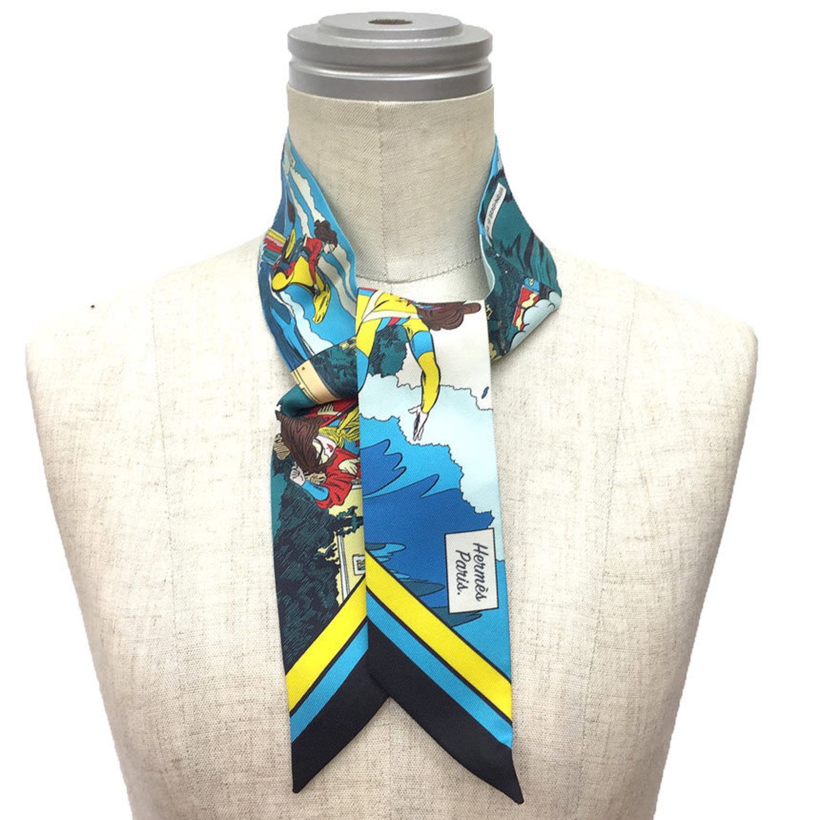 Silk Hermes Scarf - 2